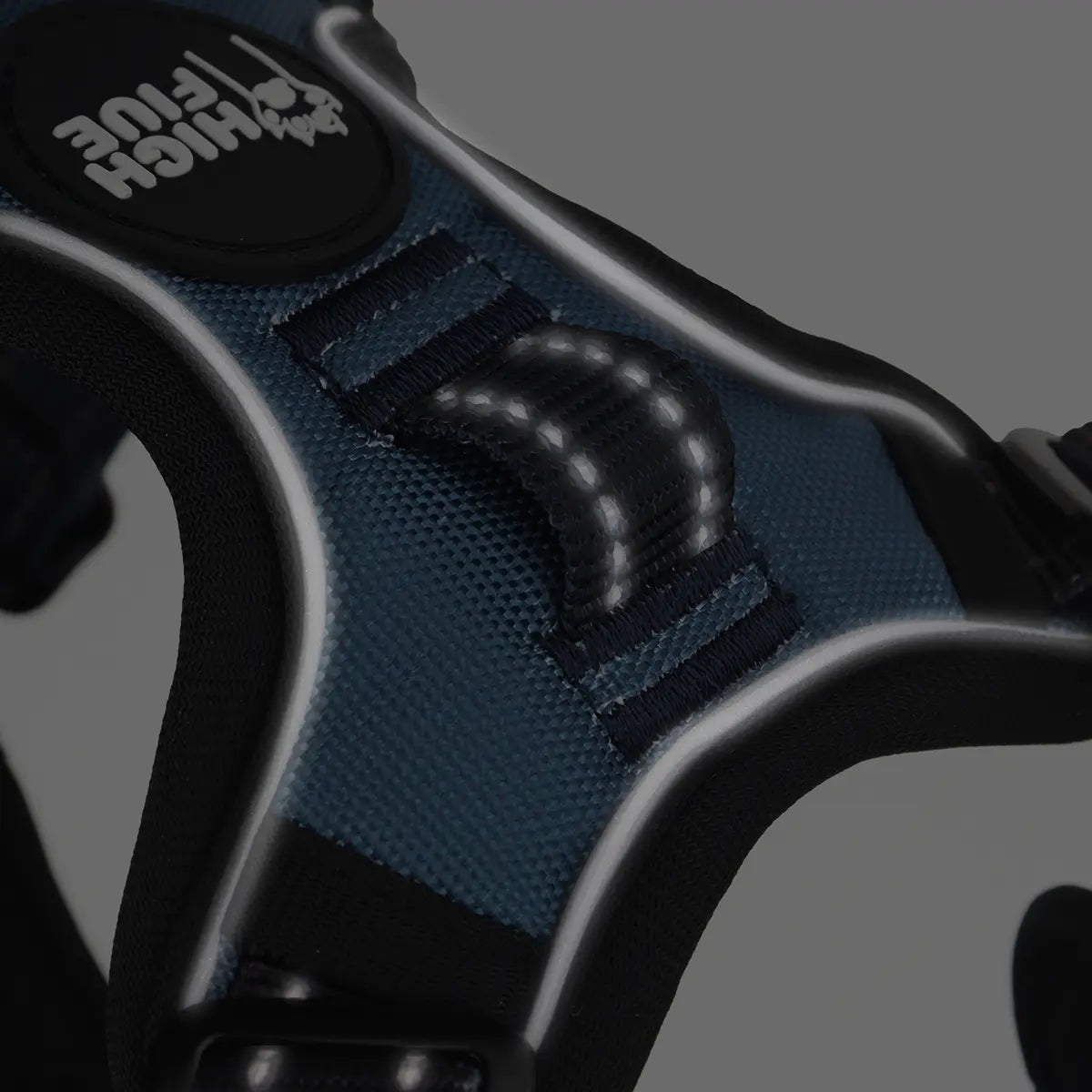 Reflective dog harness for night safety and visibility