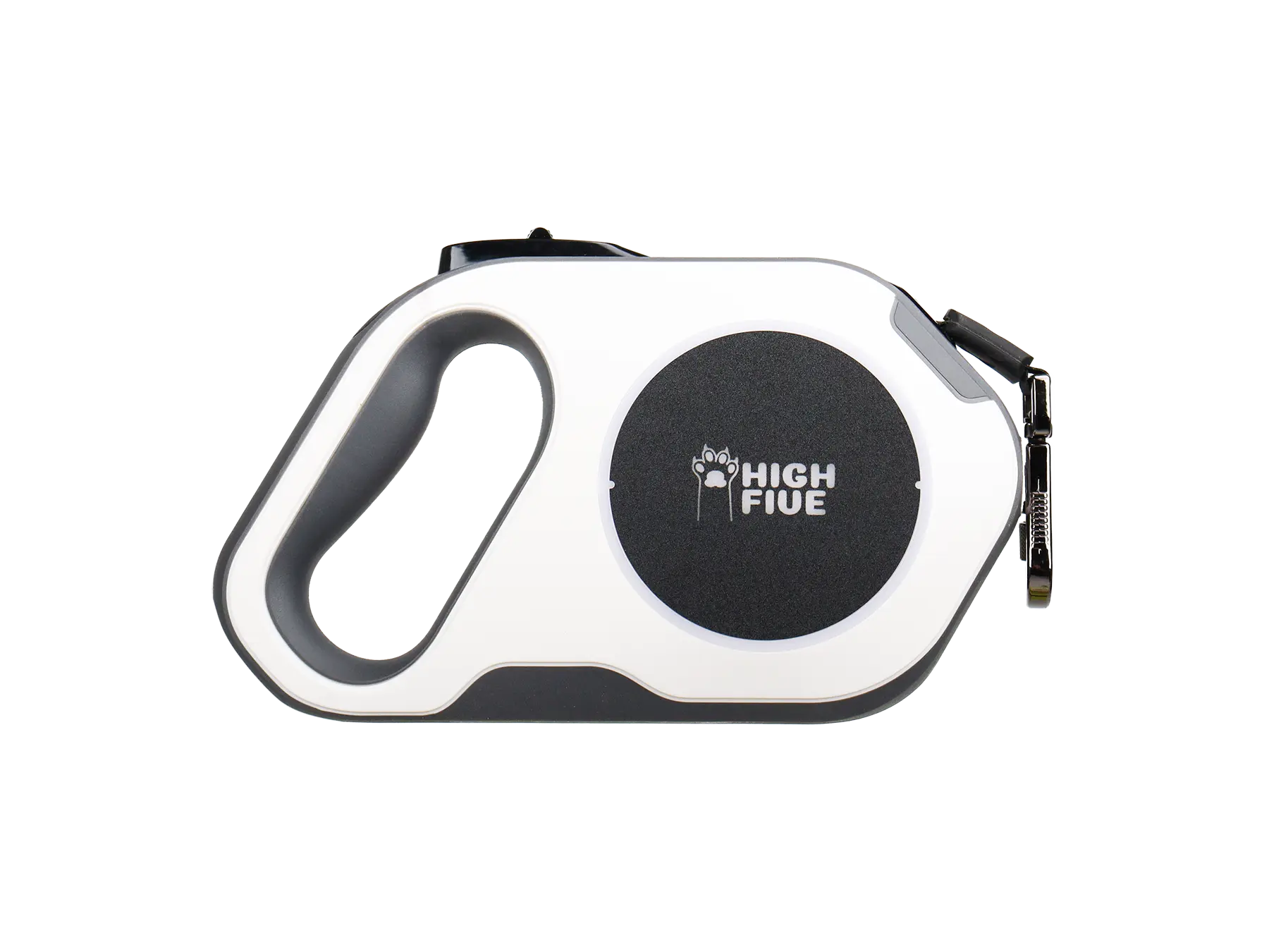 Highfive Retractable dog leash heavy duty large dog extra long dog lead long line white